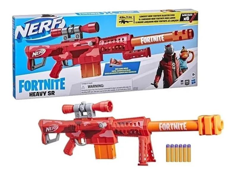 Nerf Fortnite Heavy SR トイガン Lançador Nerf Fortnite Heavy Sr Blasted - Hasbro F0929
